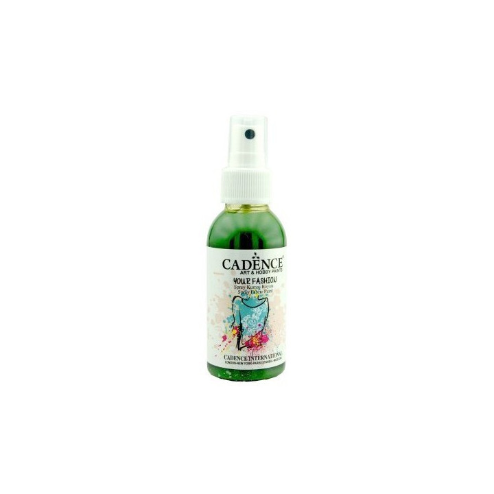 Pintura textil en spray verde